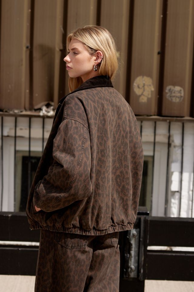 BDG Leopard Print Harrington Jacket #4