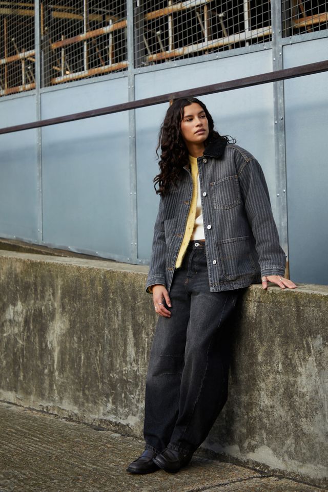 BDG Denim Chore Borg Lined Jacket #1