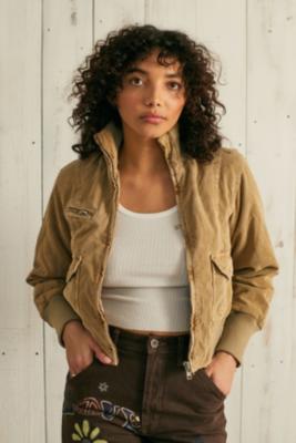 corduroy bomber jacket womens