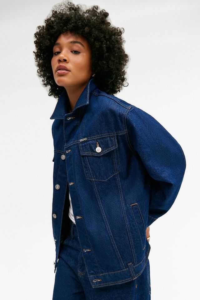 BDG Emma Oversized Denim Jacket Urban Outfitters UK