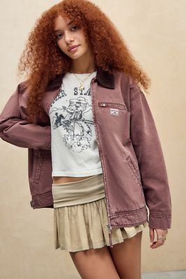 Veste de travail en toile Luca bordeaux BDG
