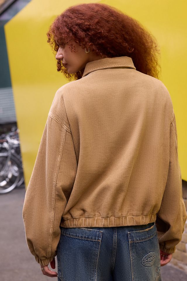 Veste Harrington en velours côtelé BDG rétrécie #3