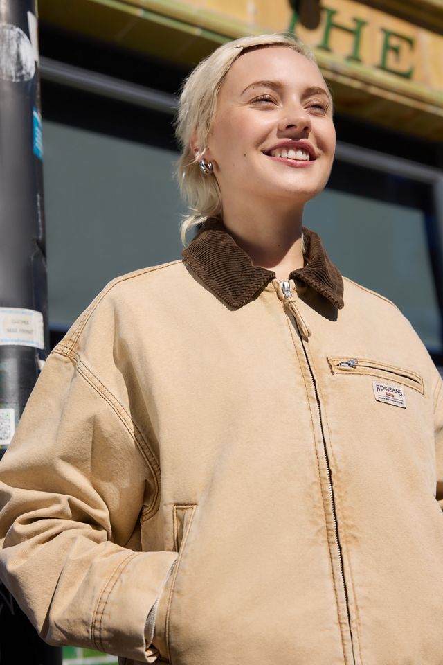 BDG Luca Shrunken Unwadded Workwear Jacket #3