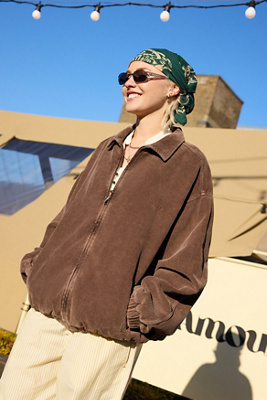 Veste Harrington en velours côtelé non doublée en taille: TTP - BDG - Modalova