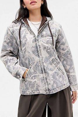 BDG Woodleaf Canvas Skate Hoodie