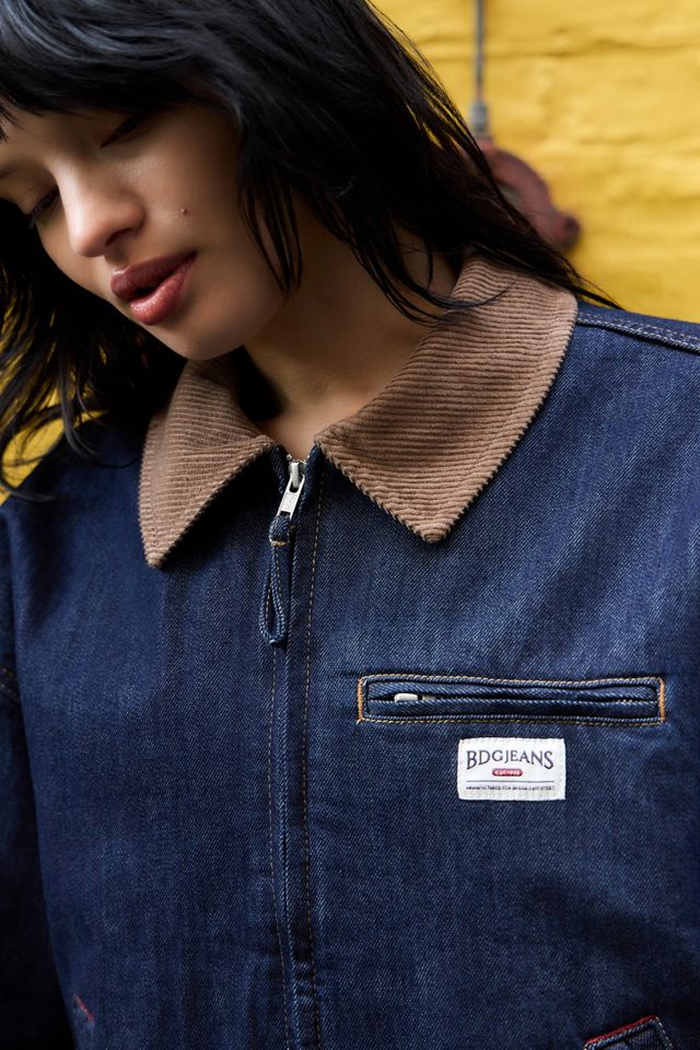 Veste en jean rétrécie BDG Luca #2
