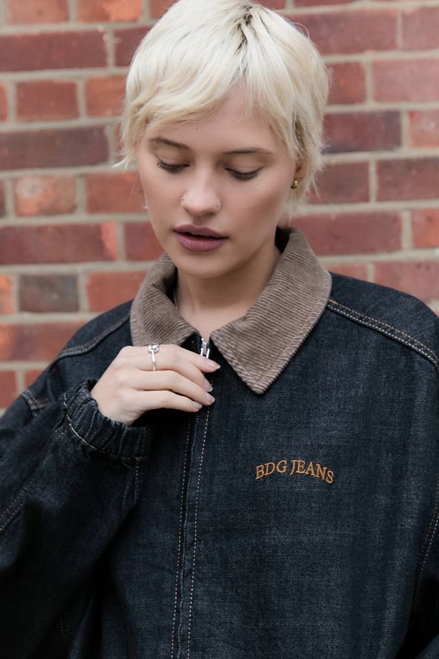 Veste Harrington en denim BDG #3