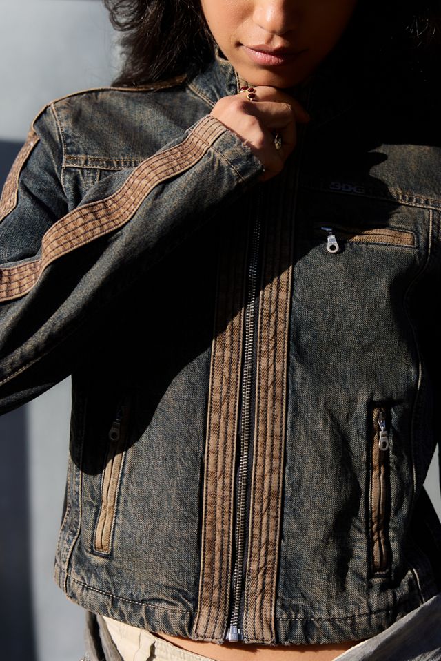 BDG Dora Denim-Motorradjacke #1