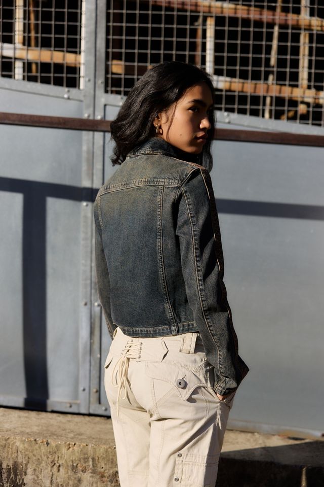 BDG Dora Denim-Motorradjacke #4