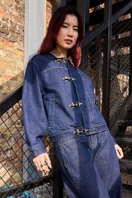 Giacca bomber in pelle scamosciata con colletto in maglia Studioscamel da Donna | IT