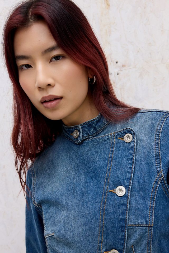Chaqueta de Mezclilla Asimétrica Gaia BDG #2