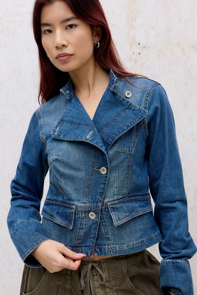 Chaqueta de Mezclilla Asimétrica Gaia BDG #3