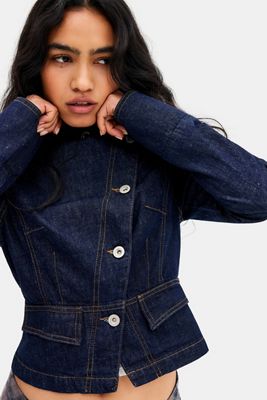 BDG Gaia Asymmetric Denim Jacket