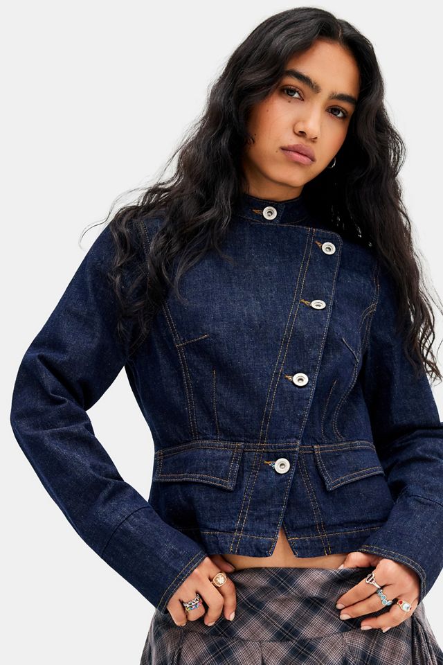 Veste en jean asymétrique Gaia BDG #2