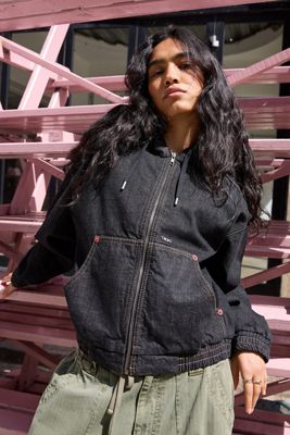 BDG Black Rinse Skate Jacket
