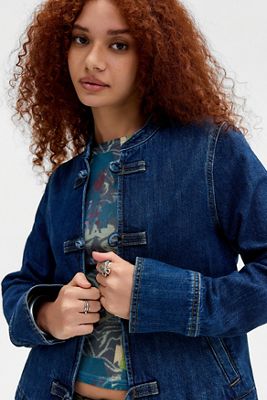 Giacca in Denim con Alamari BDG Alma