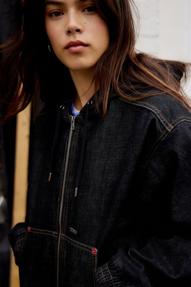 BDG Black Rinse Denim Skate Jacket #1