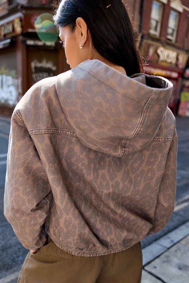 BDG Leopard Print Canvas Skate Jacket #2