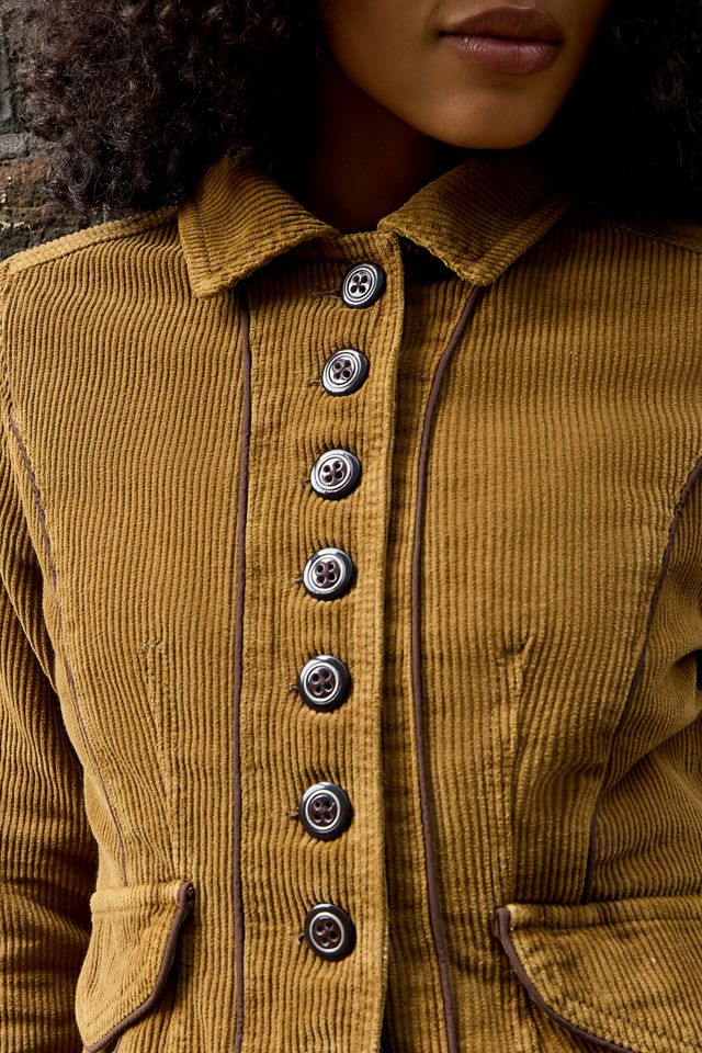 BDG Aubry Fitted Corduroy Jacket #3