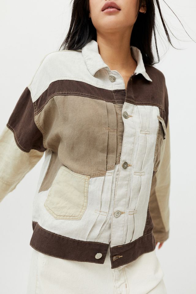 BDG Luca Patchwork Linen Jacket #6