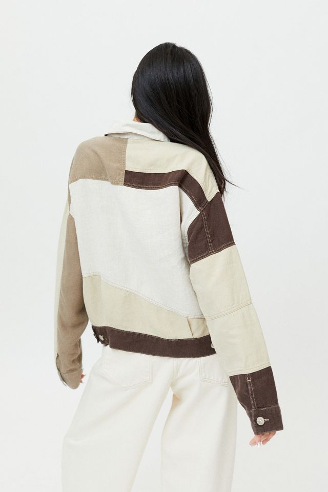 BDG Luca Patchwork Linen Jacket #7