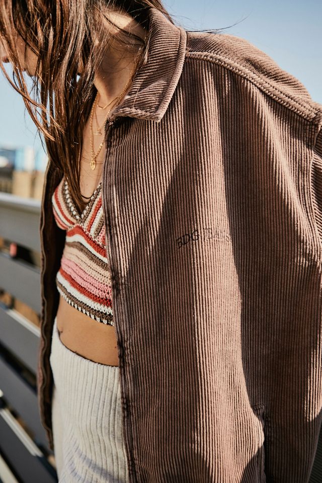BDG Unlined Corduroy Harrington Jacket #1