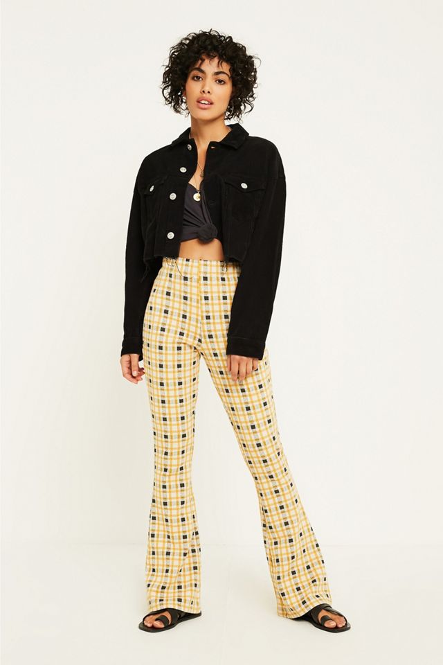 BDG Black Corduroy Cropped Trucker Jacket #2
