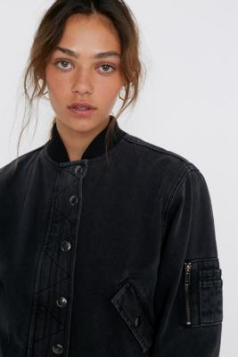 bdg denim bomber jacket