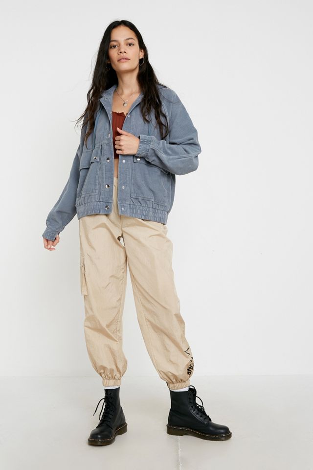 BDG Rowan Corduroy Blue Bomber Jacket #1