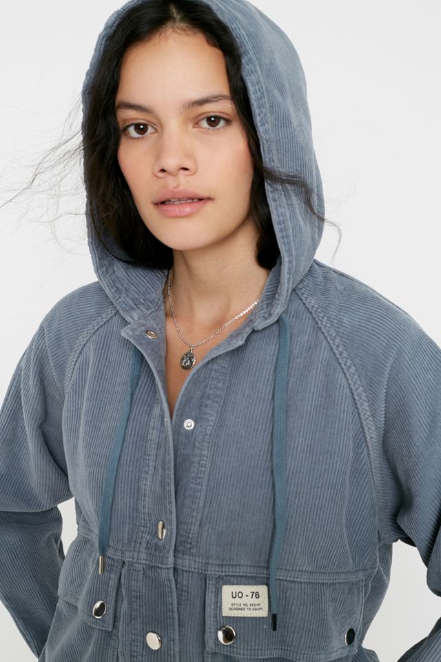 BDG Rowan Corduroy Blue Bomber Jacket #2