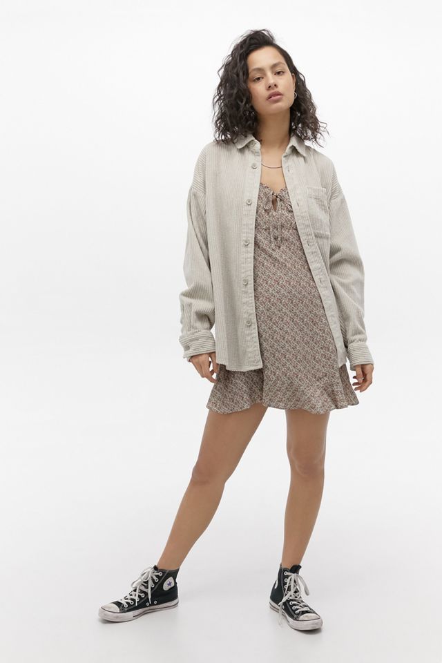 BDG Chunky Corduroy Ivory Shirt Jacket #3
