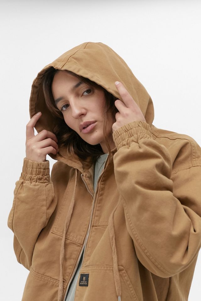 UO Canvas Taupe Skate Jacket #1