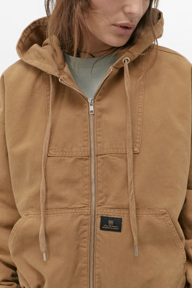 UO Canvas Taupe Skate Jacket #3