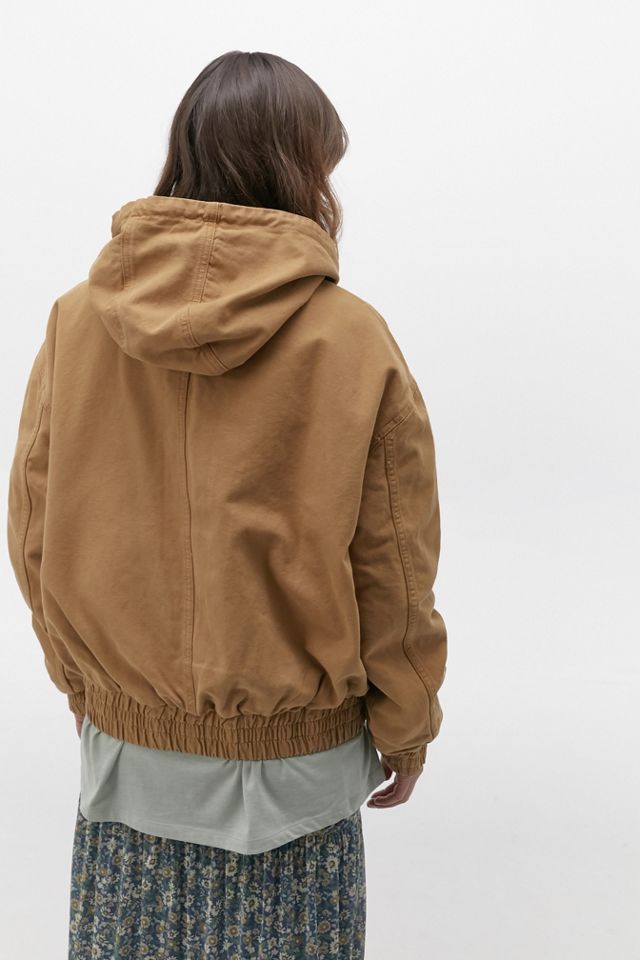 UO Canvas Taupe Skate Jacket #4