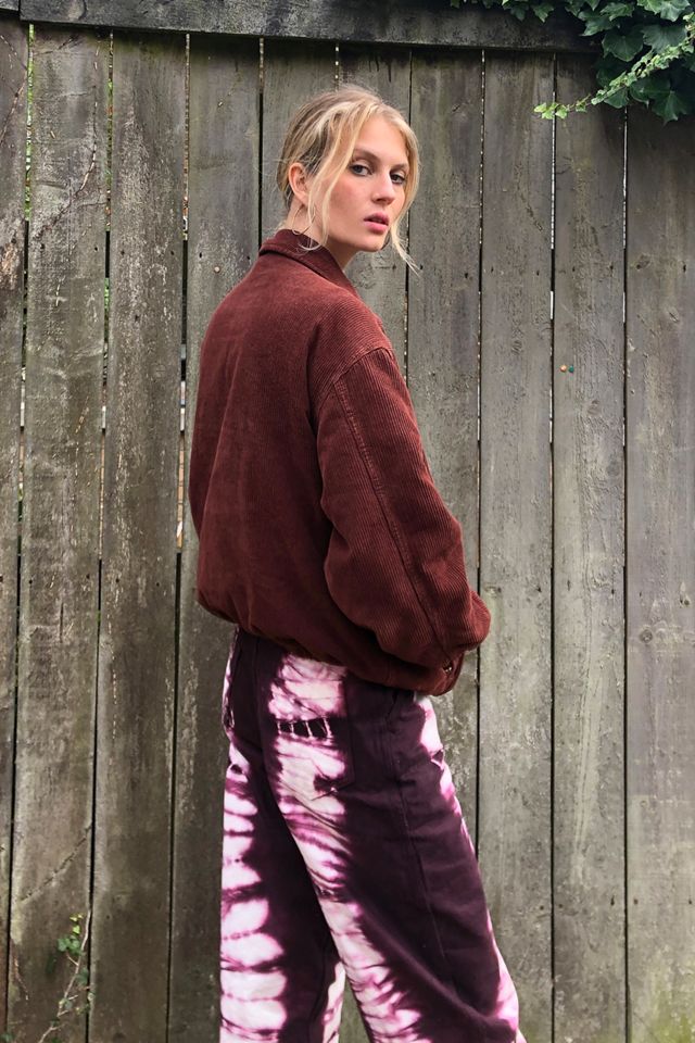 BDG Billy Cord Red Harrington Jacket | Urban Outfitters UK