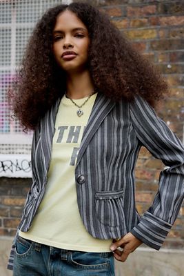 Blazer rétréci Eloise Kimchi Blue