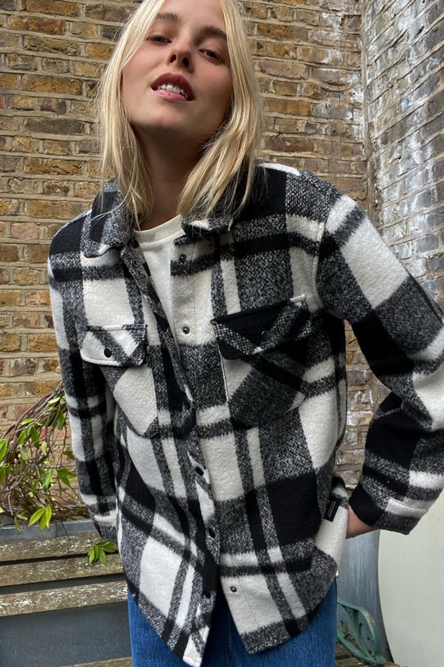 UO Monochrome Check Shacket