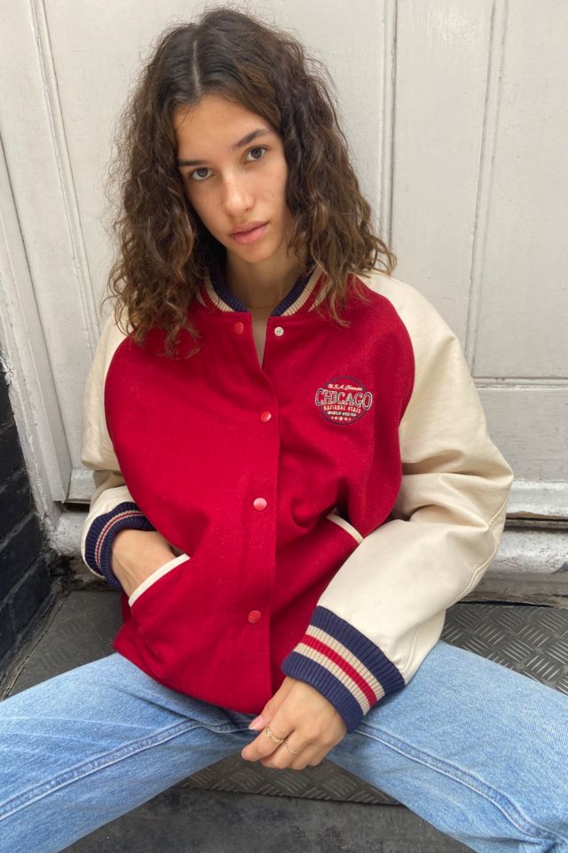 Chicago Varsity Jacket – It Girl Aesthetic