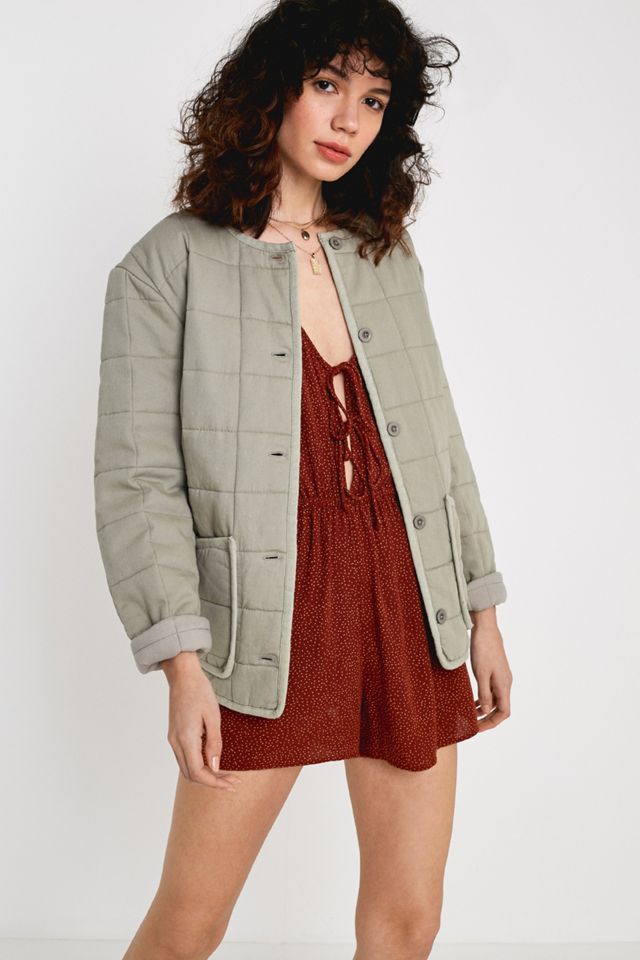 UO - Veste sauge à doublure matelassée #1