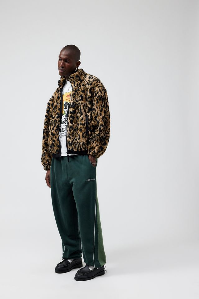 BDG Felpa Leopardata Verde Oliva #5