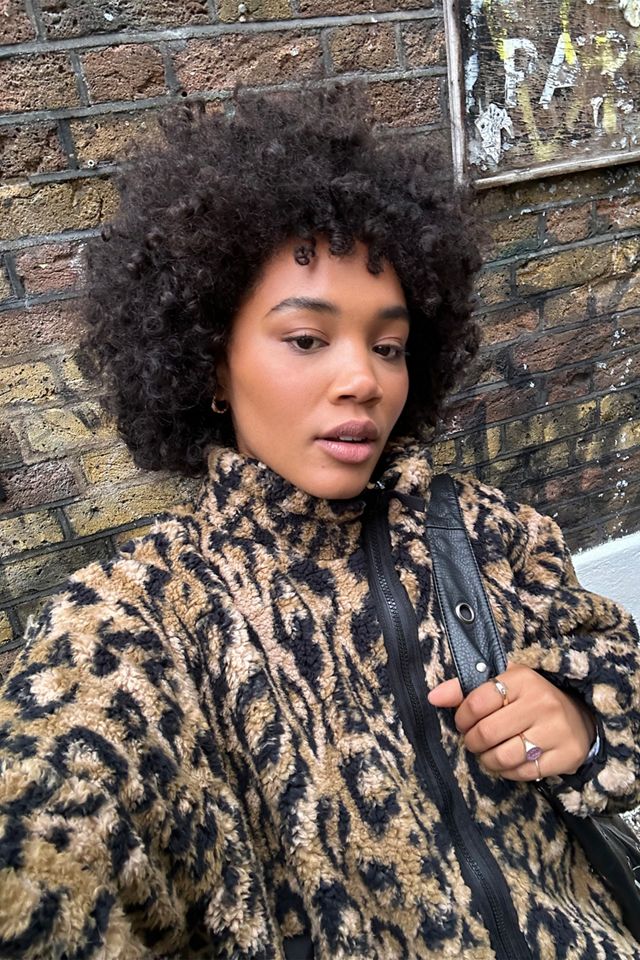 BDG Felpa Leopardata Verde Oliva #2