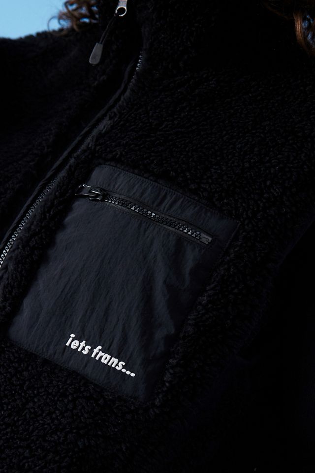 iets frans... Gilet en polaire noir #2