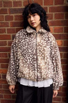 UO Deer Print Fleece