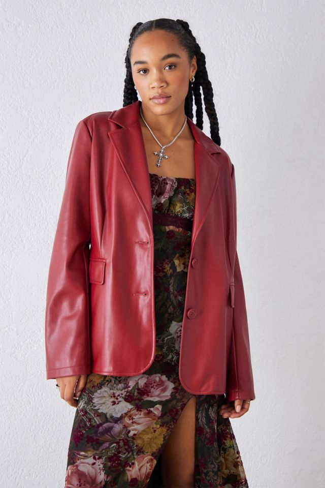 Urban outfitters red clearance jacket