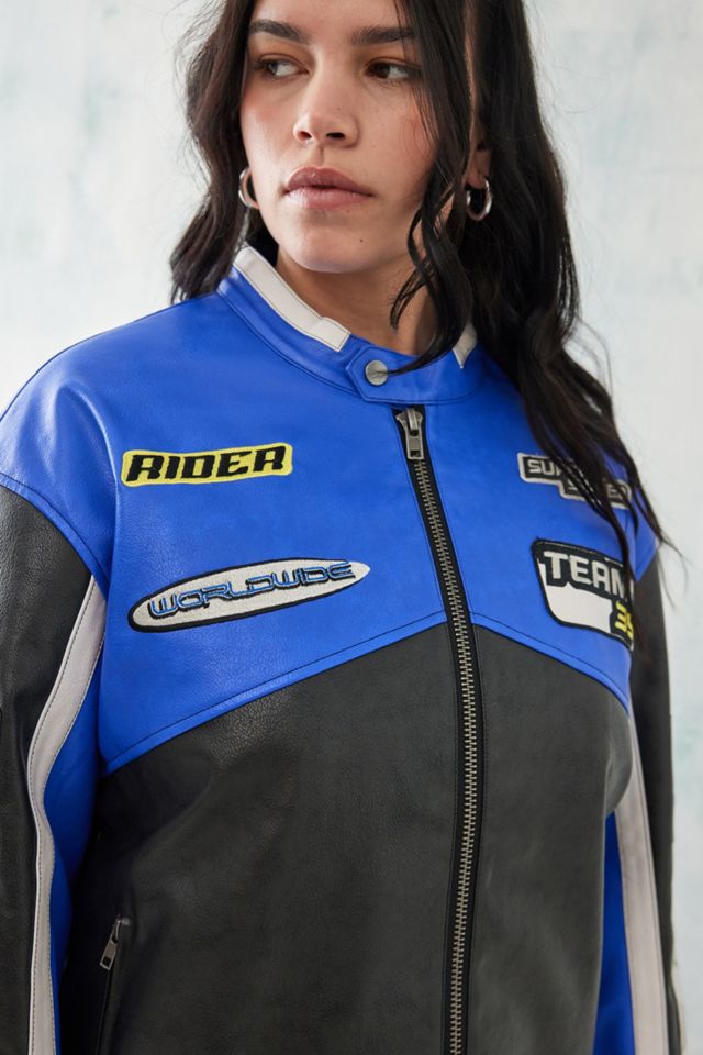 iets frans... Rowan Kunstleder Motocross Jacke #5