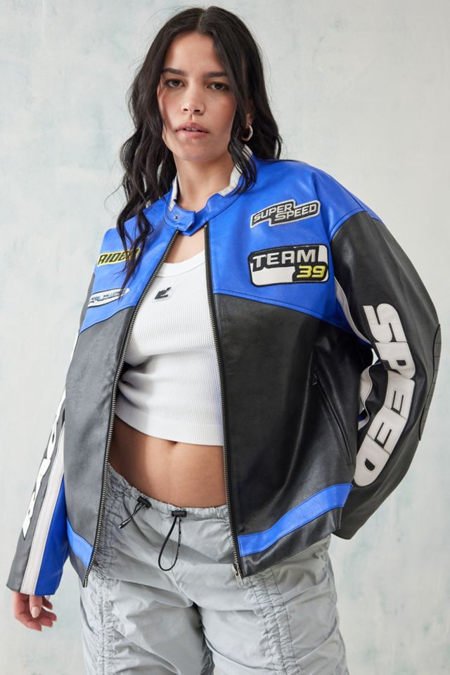 iets frans... Rowan Kunstleder Motocross Jacke #8