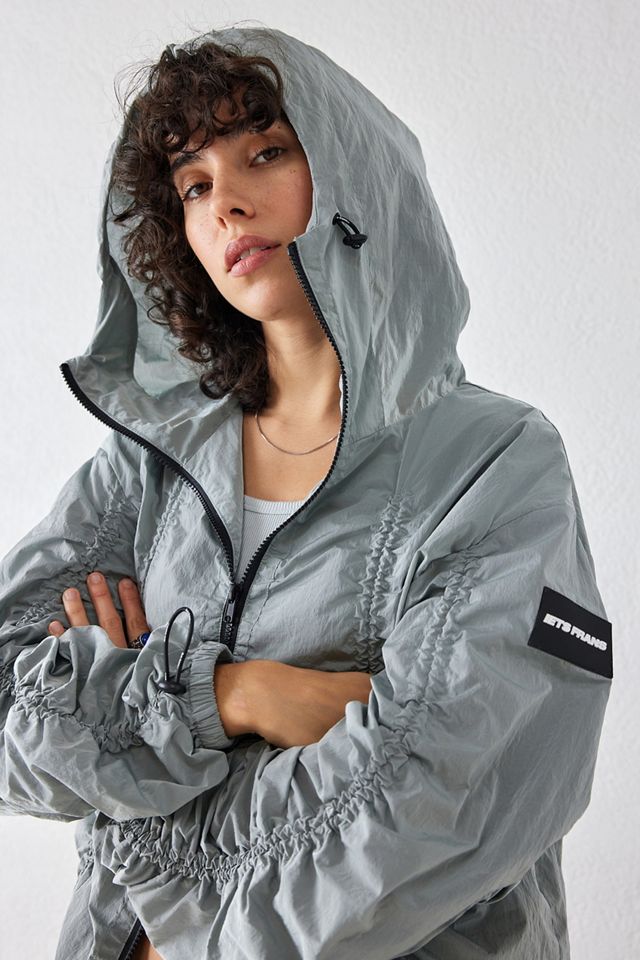 iets frans... Ruched Nylon Shell Jacket | Urban Outfitters UK
