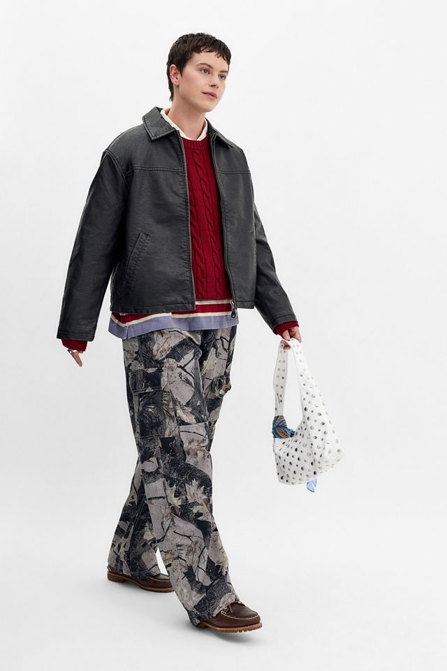 BDG Boxy Dex Faux Leather Jacket #5