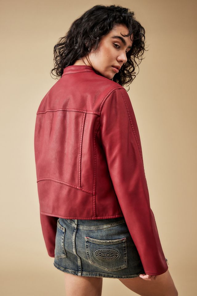 Urban outfitters red jacket hotsell