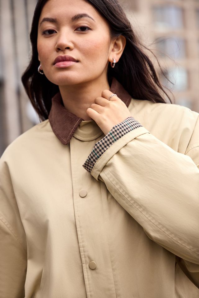 BDG Hazel Crop Trench Coat #1
